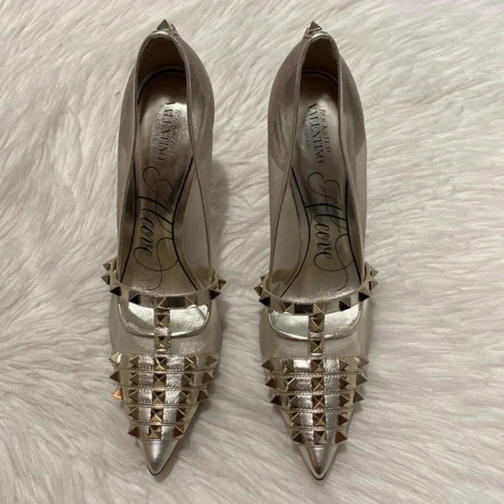 Valentino Garavani Rockstud Alcove pump‎ size 37.5EU - Picture 2 of 14